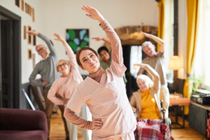 Le sport en maison de retraite